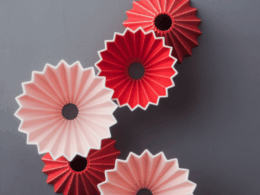 Hand brewed coffee origami filter cup