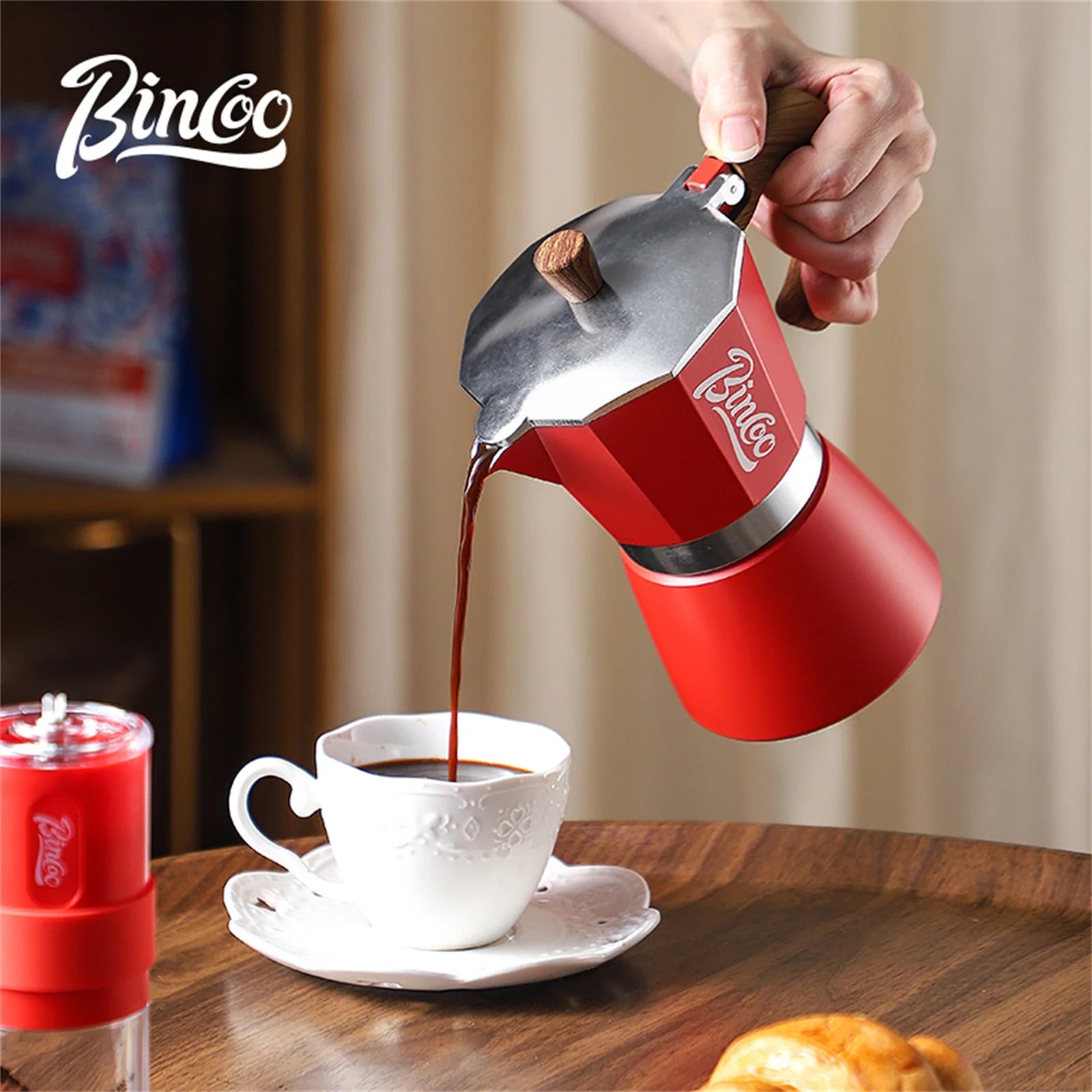 300ml Moka Pot - Italian Espresso Stovetop Coffee Maker for Home Baristas - Image 2