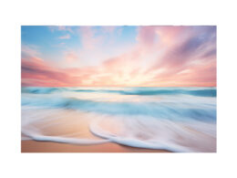 Serenity Sea Art Canvas Art Print