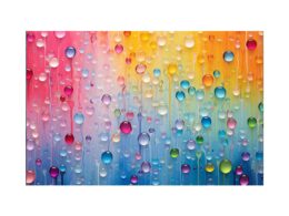 Rain Oil Canvas Art Print