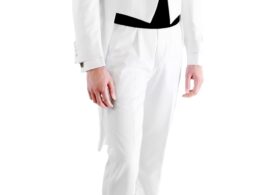 Premium A201 Regular Fit White Tail Tuxedo