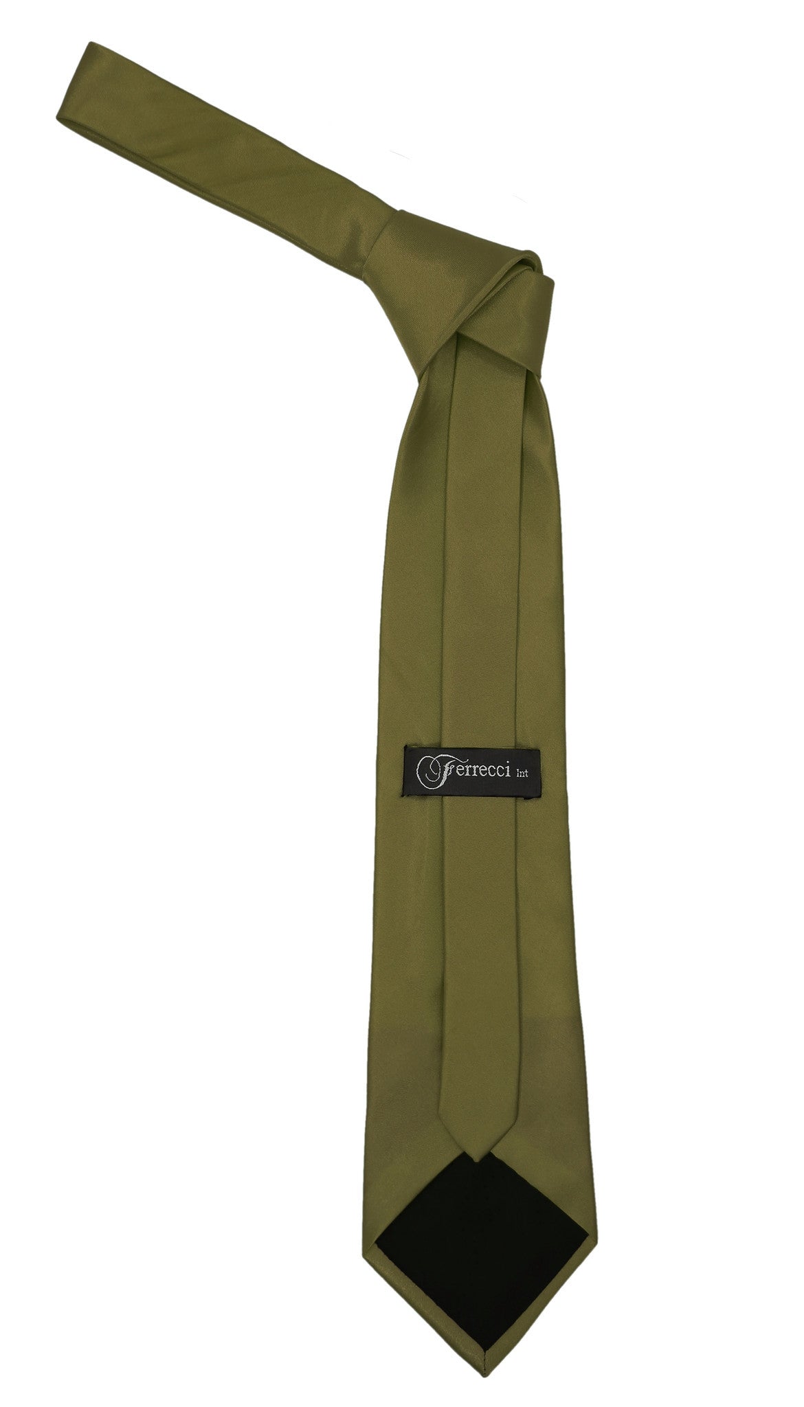 Premium Microfiber Dusty Green Necktie - Image 2