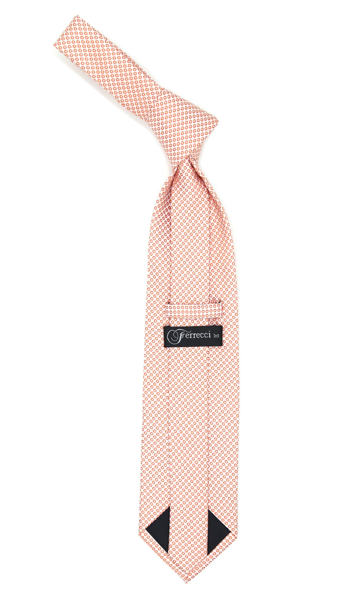 Orange Necktie with Handkerchief Set - Image 2