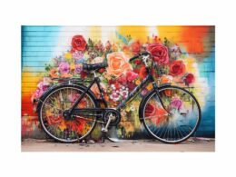 Bicycle Art Painting Canvas Art Print