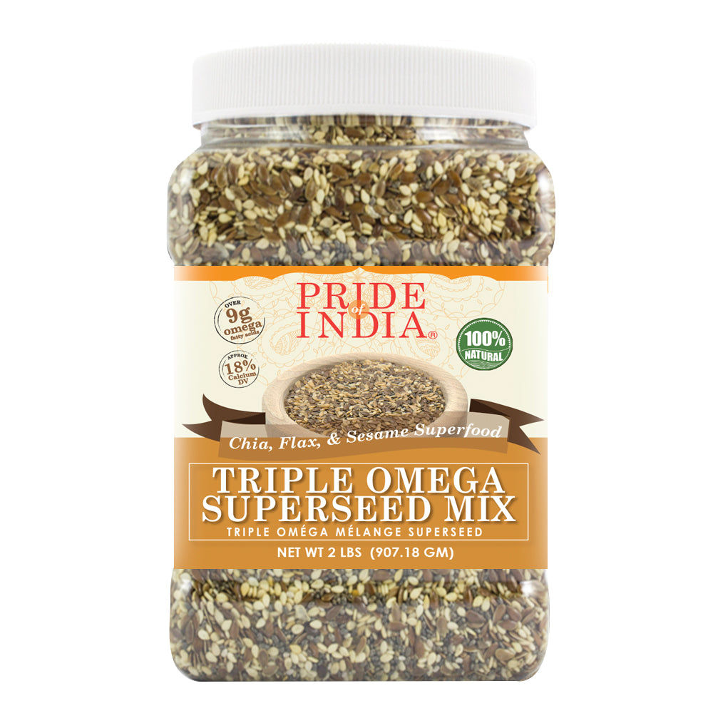Triple Omega Superseed Mix - Chia Flax & Sesame Superfood Jar - Image 3