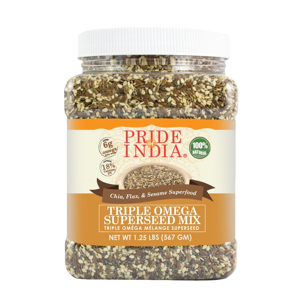 Triple Omega Superseed Mix - Chia Flax & Sesame Superfood Jar - Image 6