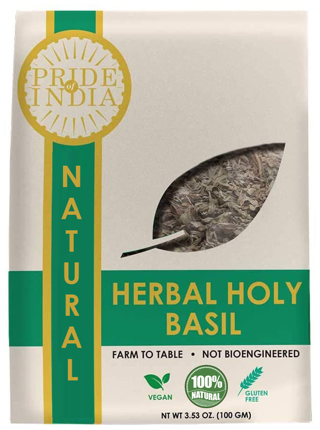 NUTRITEA Natural Tulsi Holy Basil Herbal Full Leaf Tea (Caffeine Free) - Image 6