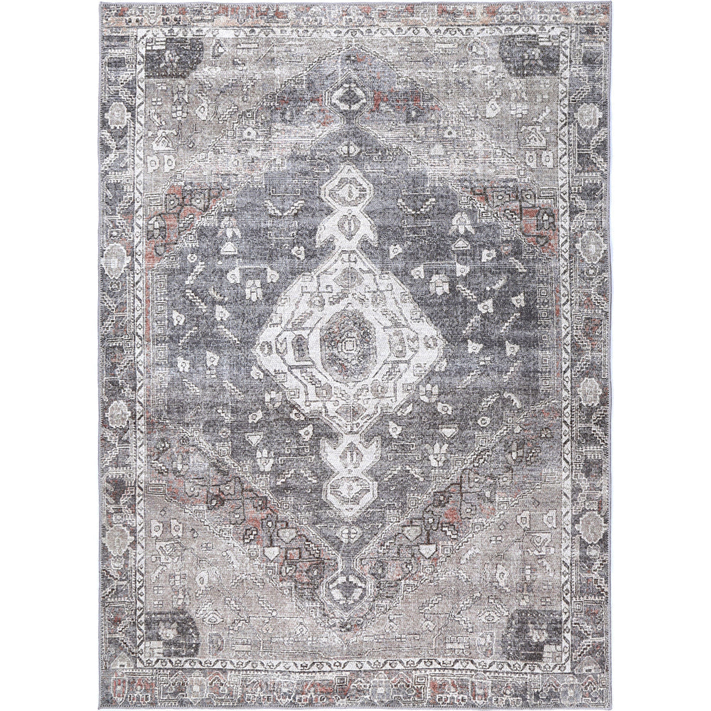 Jules Machine Washable in Grey Rug