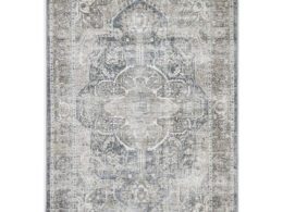 Distressed Vintage Kendra Ash in Grey Rug