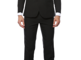 Paul Lorenzo MMTUX Black Regular Fit 2pc Tuxedo