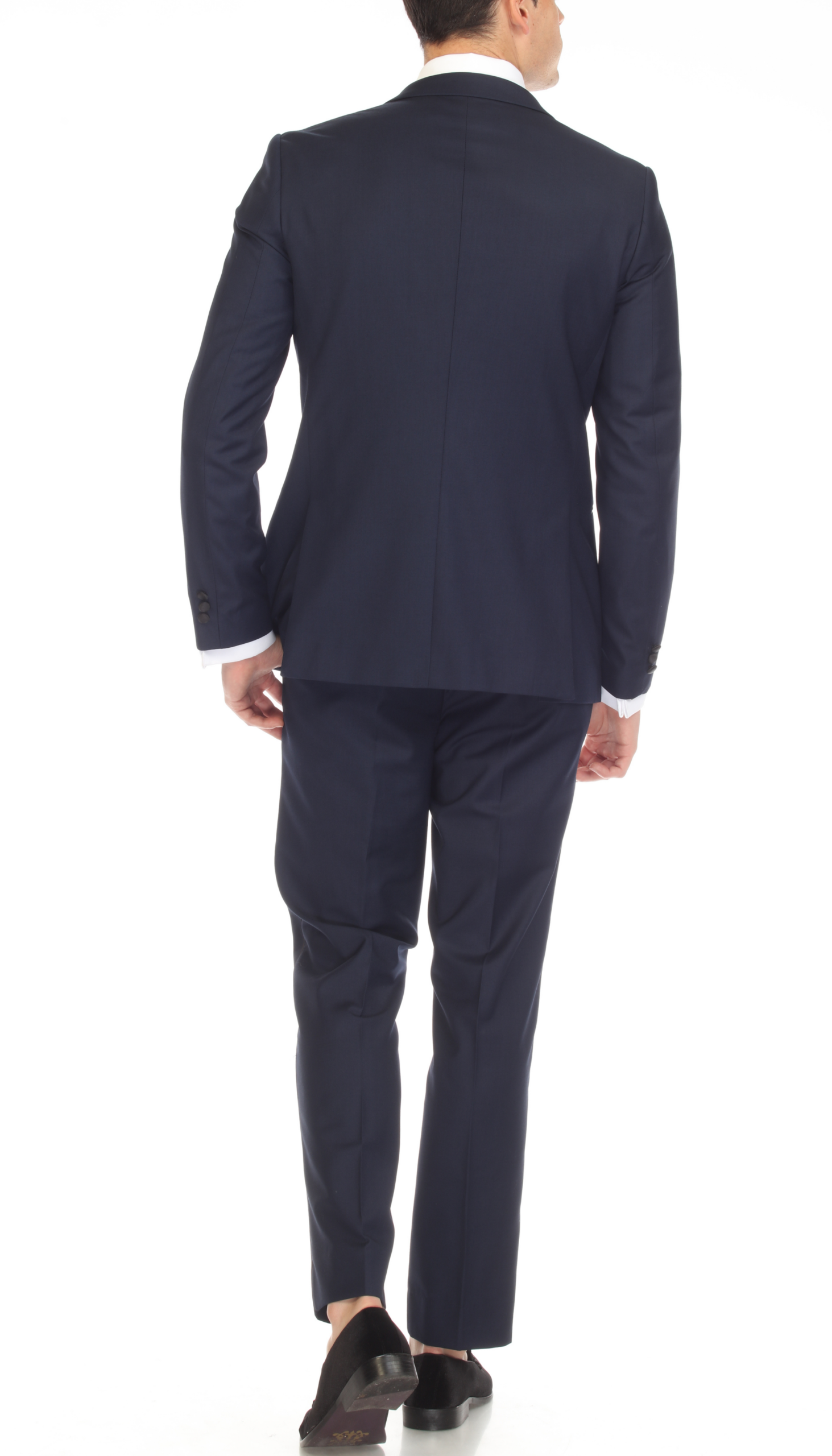 Bronson Navy Slim Fit Notch Lapel Tuxedo - Image 4