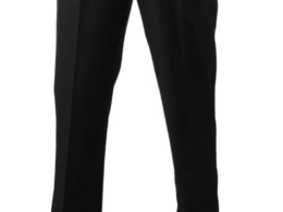 Premium Mens MP101 Black Regular Fit Dress Pants