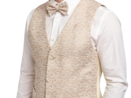 Ferrecci Mens Vest M Adjustable Vest Set