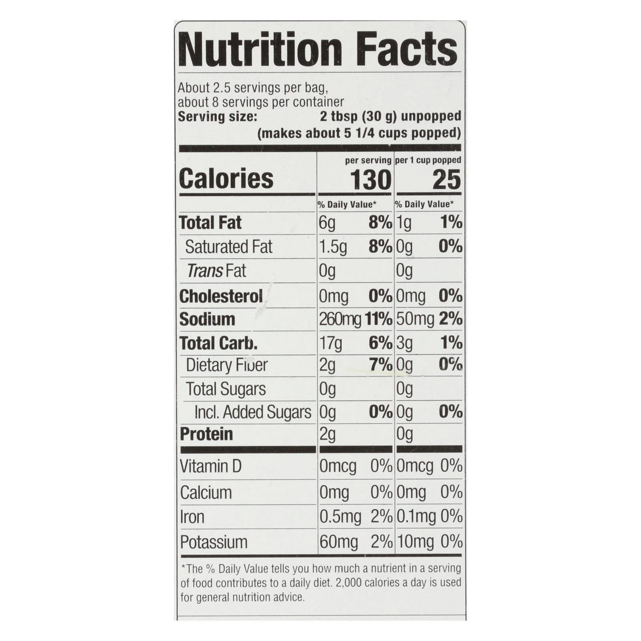 Skinny Pop Sea Salt Popcorn 2.8 oz (Pack of 12) - Image 2