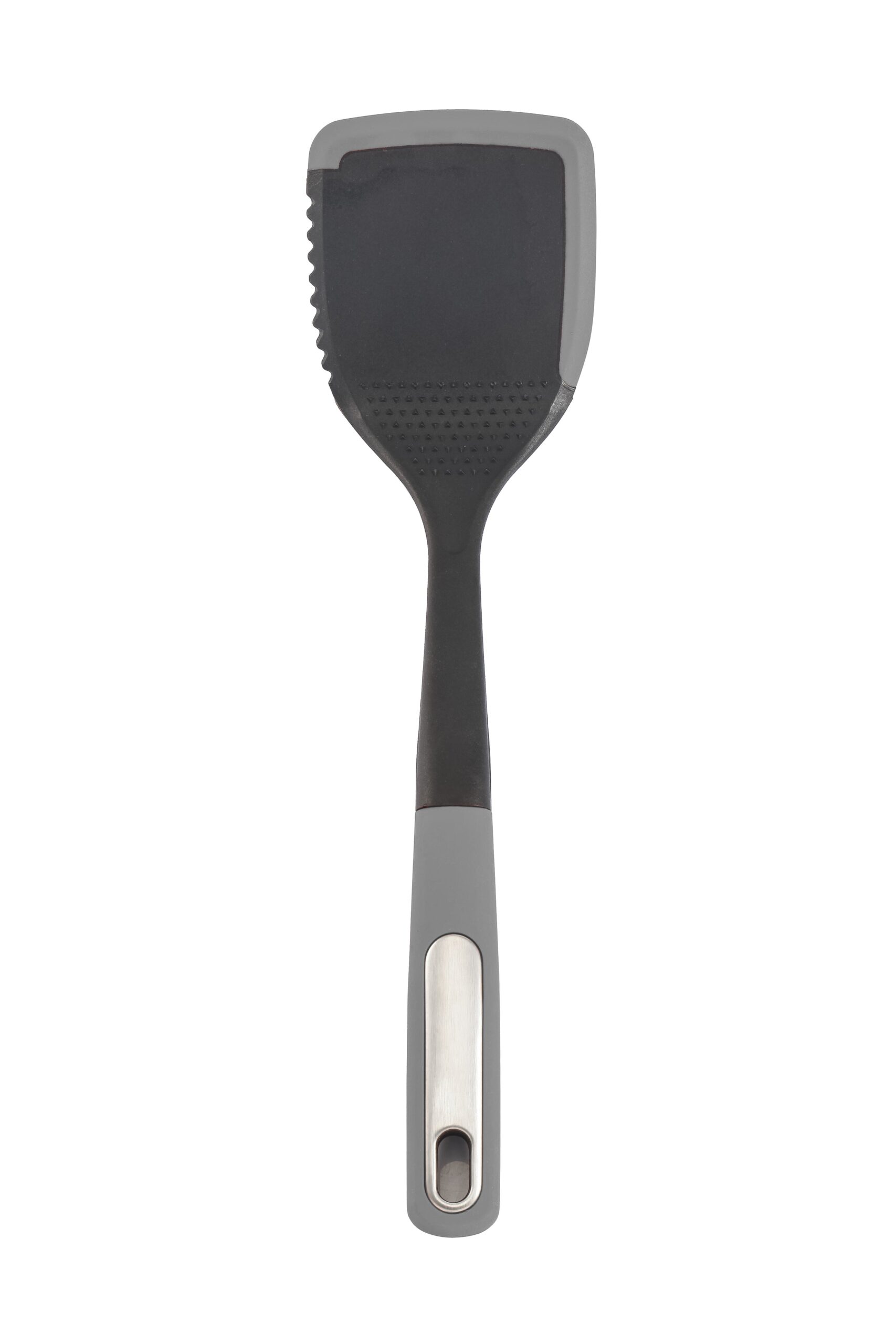 Silicone Scratch and Heat Resistance Edge Solid Turner, Grey - Image 2