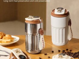 Smart Digital Thermal Bottle | Stainless Steel Coffee Mug with Temperature Display 450ml