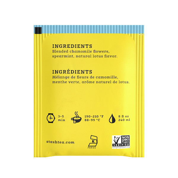 Stash Tea Herbal Chamomile Night Tea (6x20 CT) - Image 6
