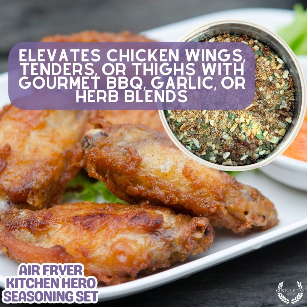 Air Fryer Kitchen Hero Seasoning Set - Artisanal Spice Blends Six Pack - Image 5