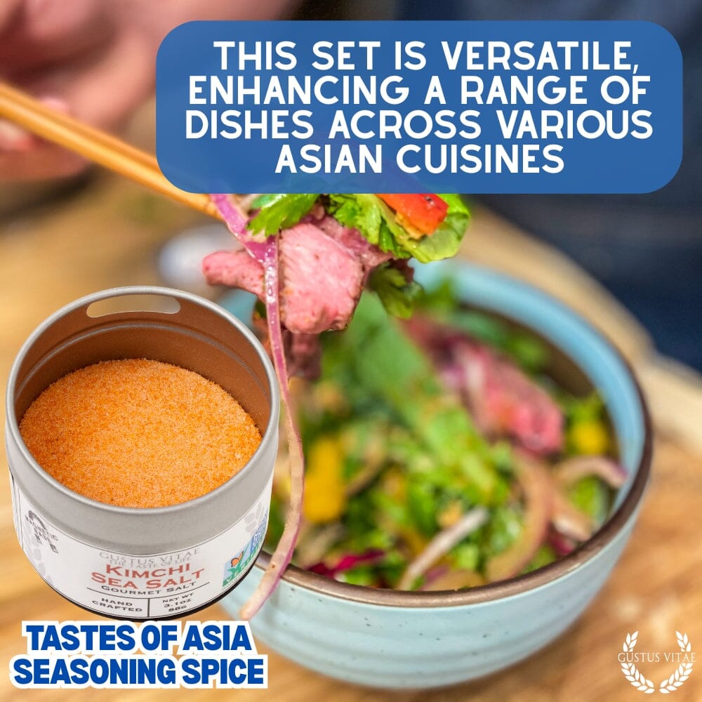 Asian Seasonings Gift Set - Tastes of Asia - Artisanal Spice Blends Six Pack - Image 2