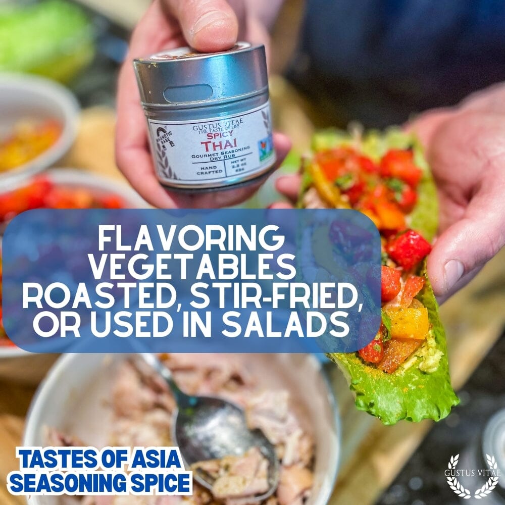 Asian Seasonings Gift Set - Tastes of Asia - Artisanal Spice Blends Six Pack - Image 4