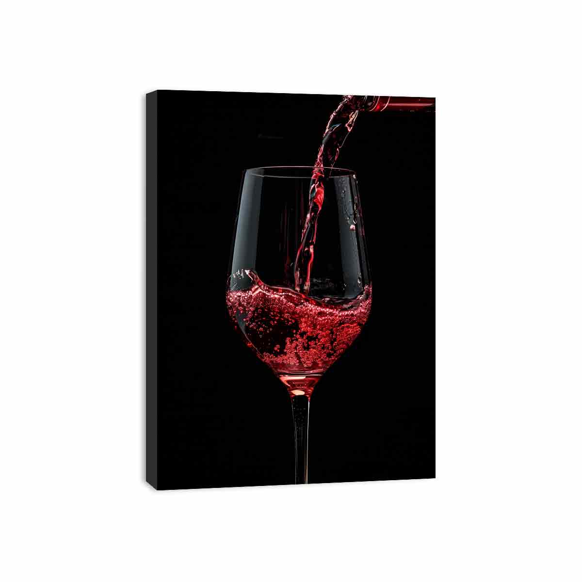 Wine Galss Canvas Art Print - Image 4