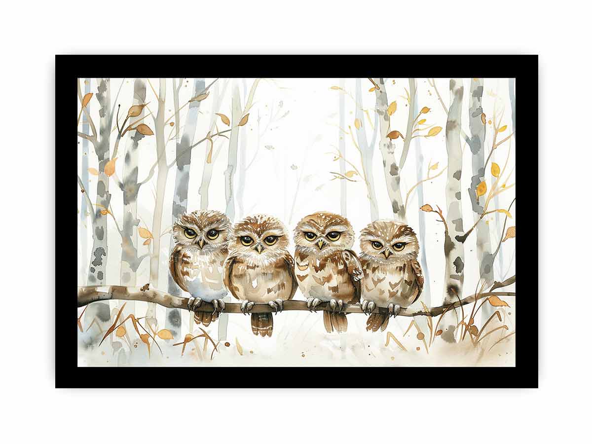 Owl Party Canvas Art Print - Image 16