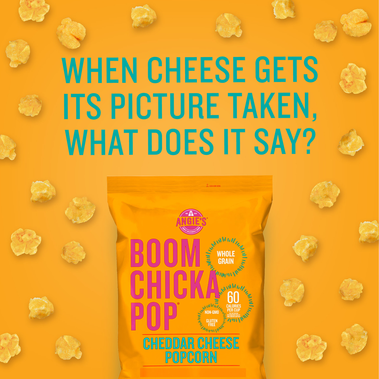 Angie's Boom Chicka Pop Cheddar Cheese Popcorn 4.5 oz (Pack of 12) - Image 5