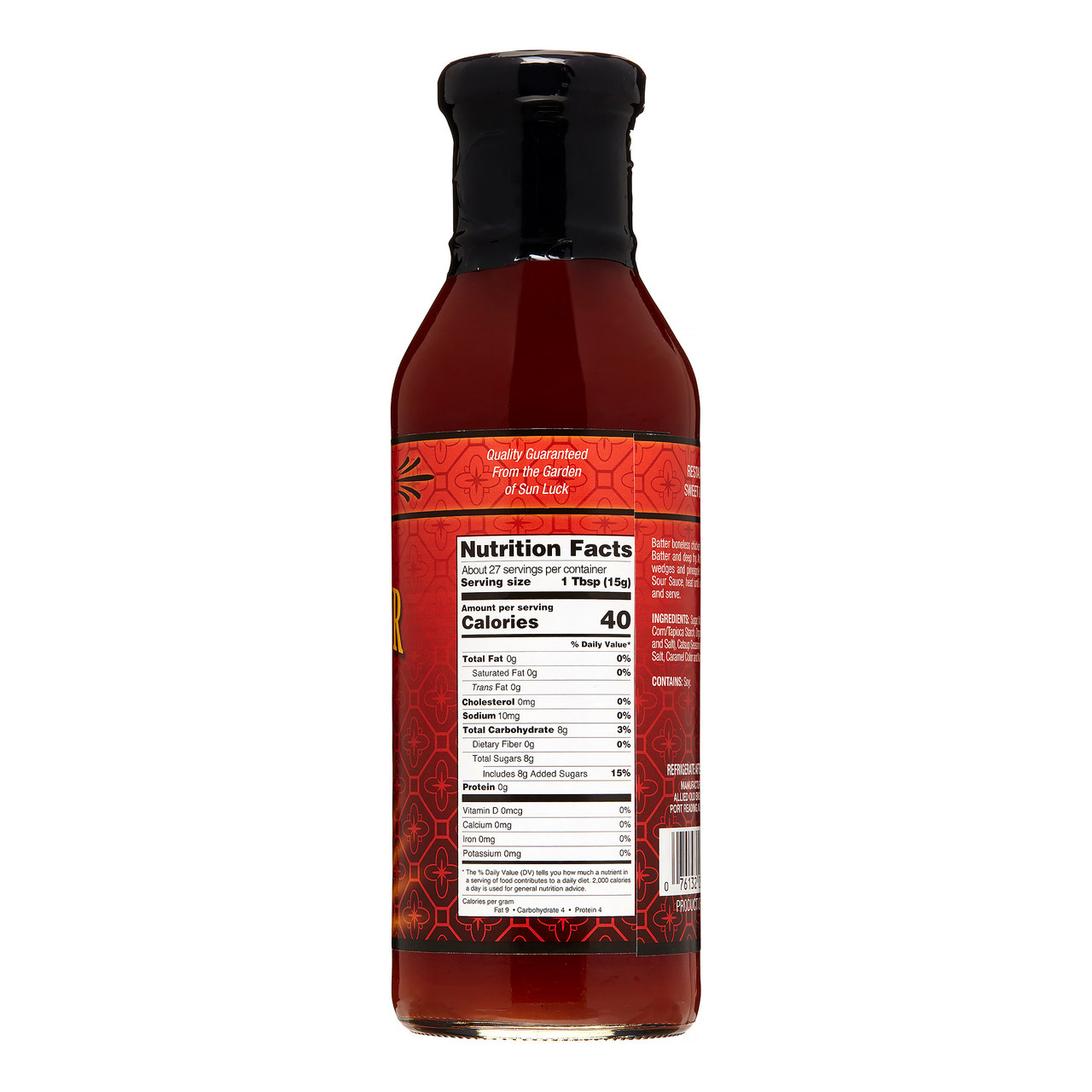 Sun Luck All Natural Sweet & Sour Sauce 14.5 oz (Pack of 12) - Image 4