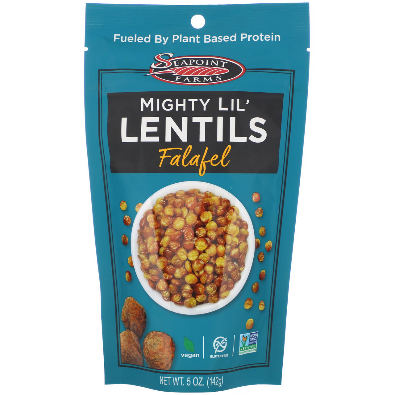SeaPoint Mighty Lil Falafel Lentils 5 oz (Pack of 12 )