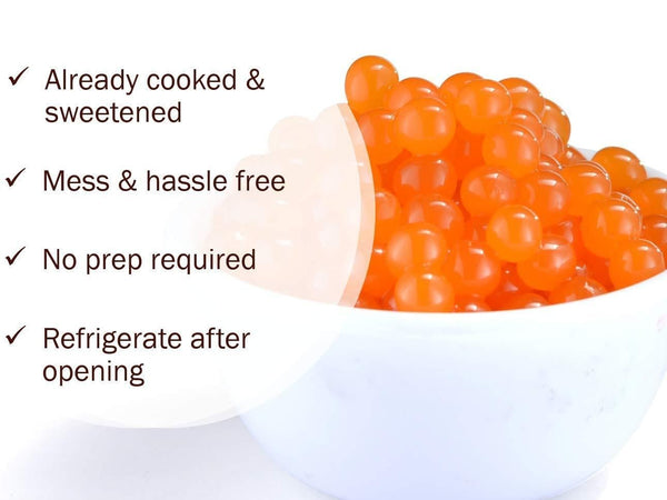 7 LB Mango Flavored Popping Boba - Image 3