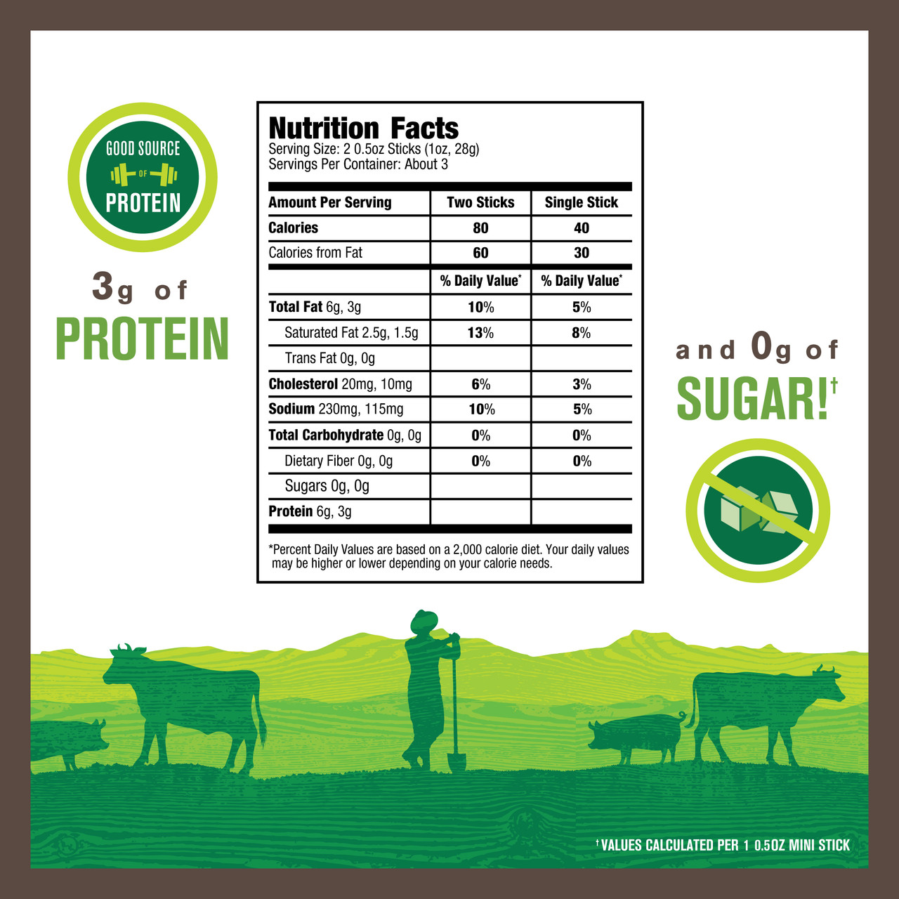 VSC BEEF AND PORK STICK ( 8 X 6 PACK ) - Image 4