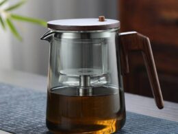 Tea Water Separation Teapot Heat-resistant Glass