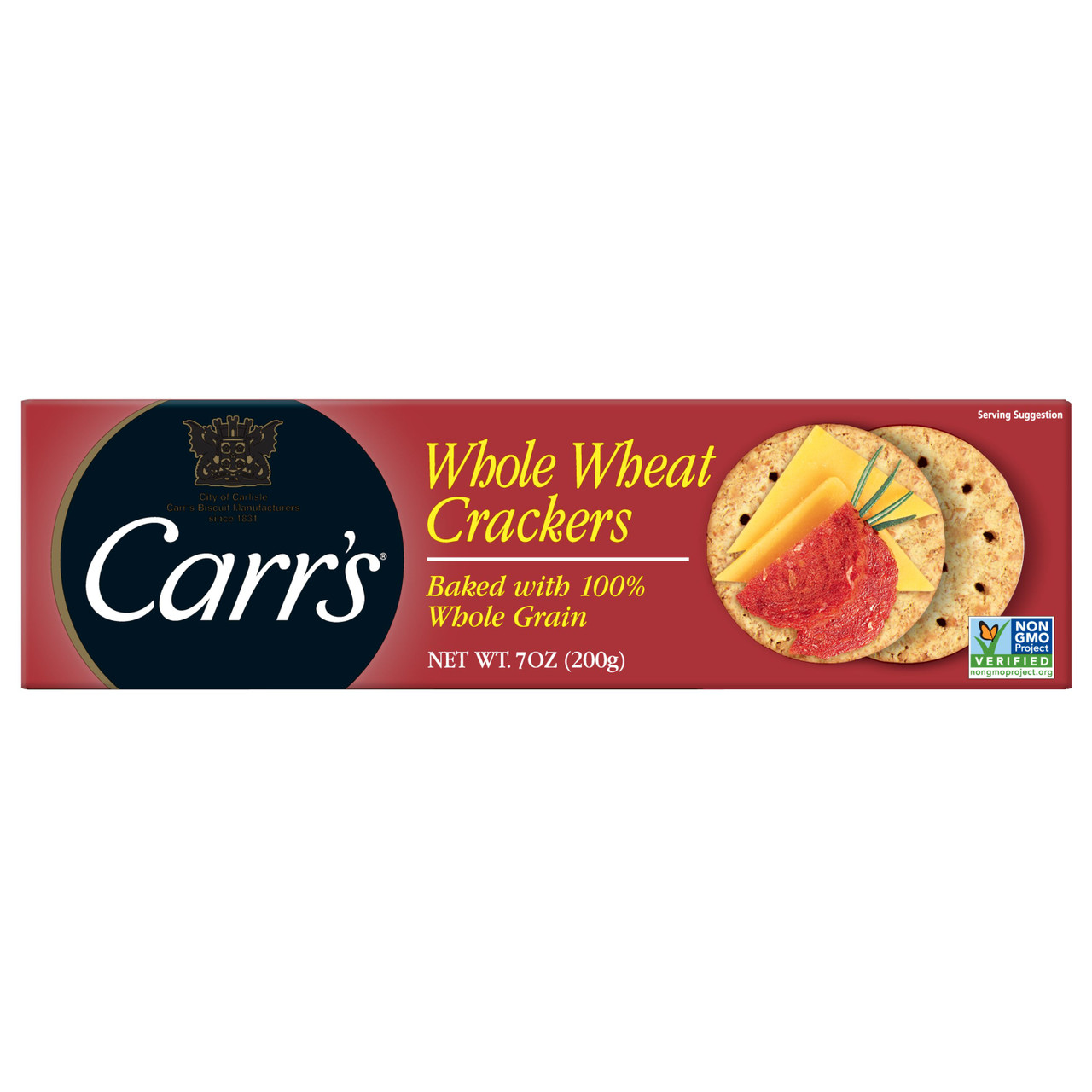 Carr's Whole Wheat Crackers 7 oz (Pack of 12) - Image 6