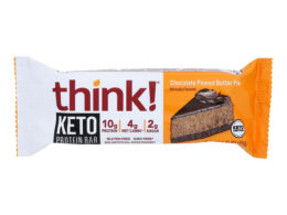 Think! Keto Chocolate Peanut Butter Pie Protein Bar 1.41 oz (Pack of 10)