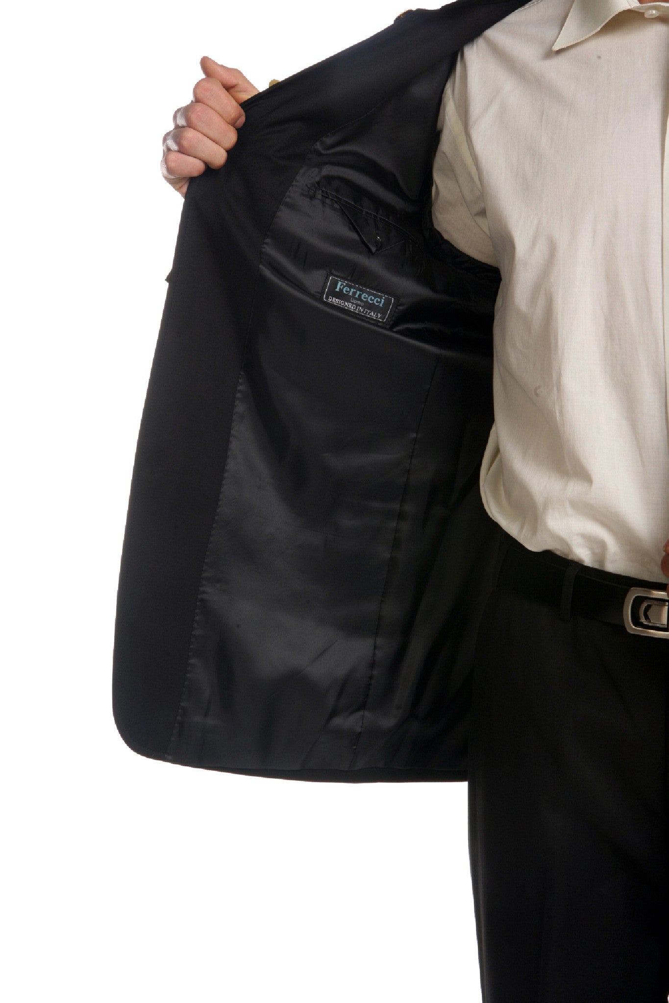 Ferrecci Mens Black Military Cadet Uniform - Image 3