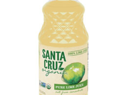 Santa Cruz Organic 100% Lime Juice 16 oz (Pack of 8)