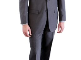 Ford Charcoal Regular Fit 2 Piece Suit