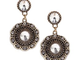 Bloom Earrings-Clear