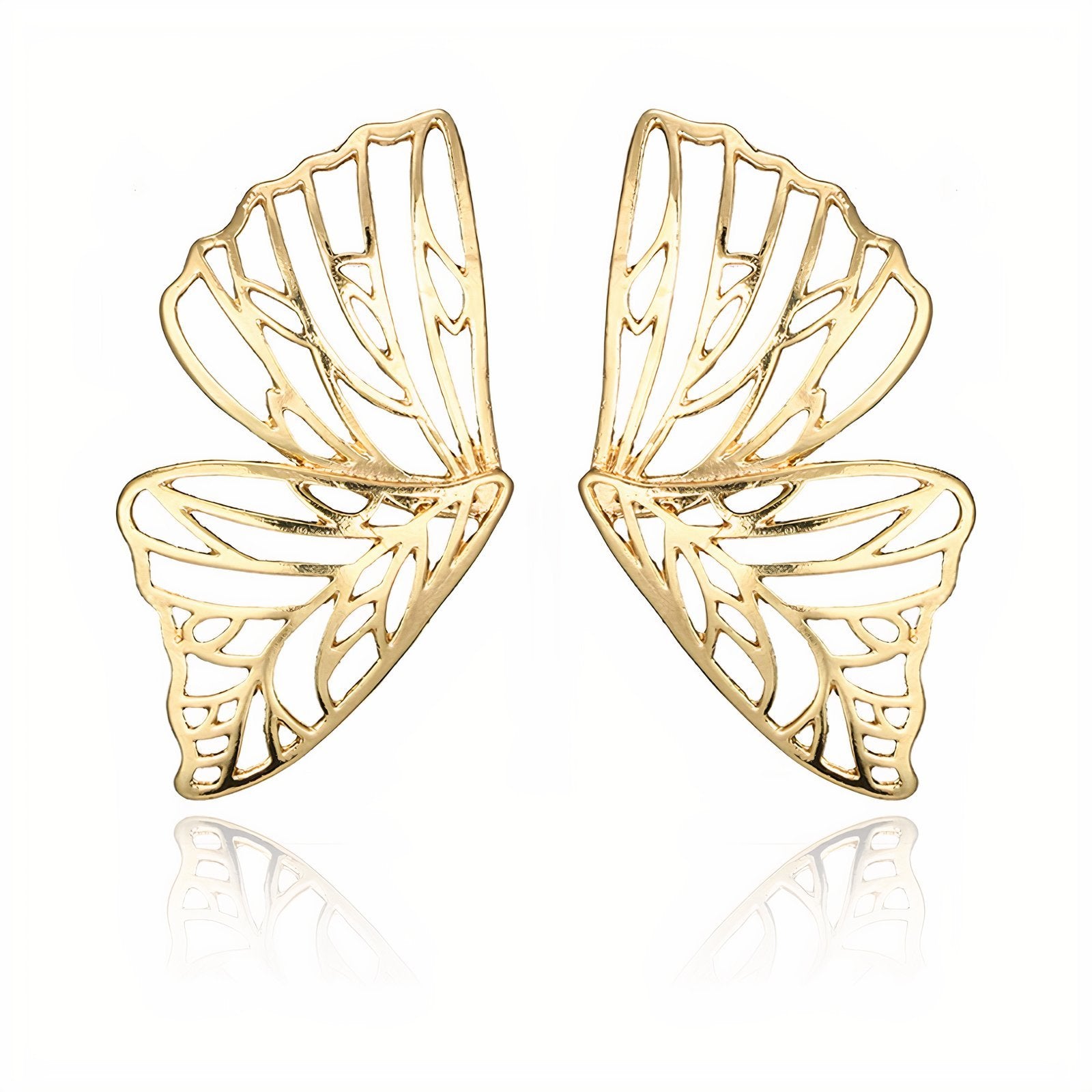 Butterfly -Silver Earrings - Image 2