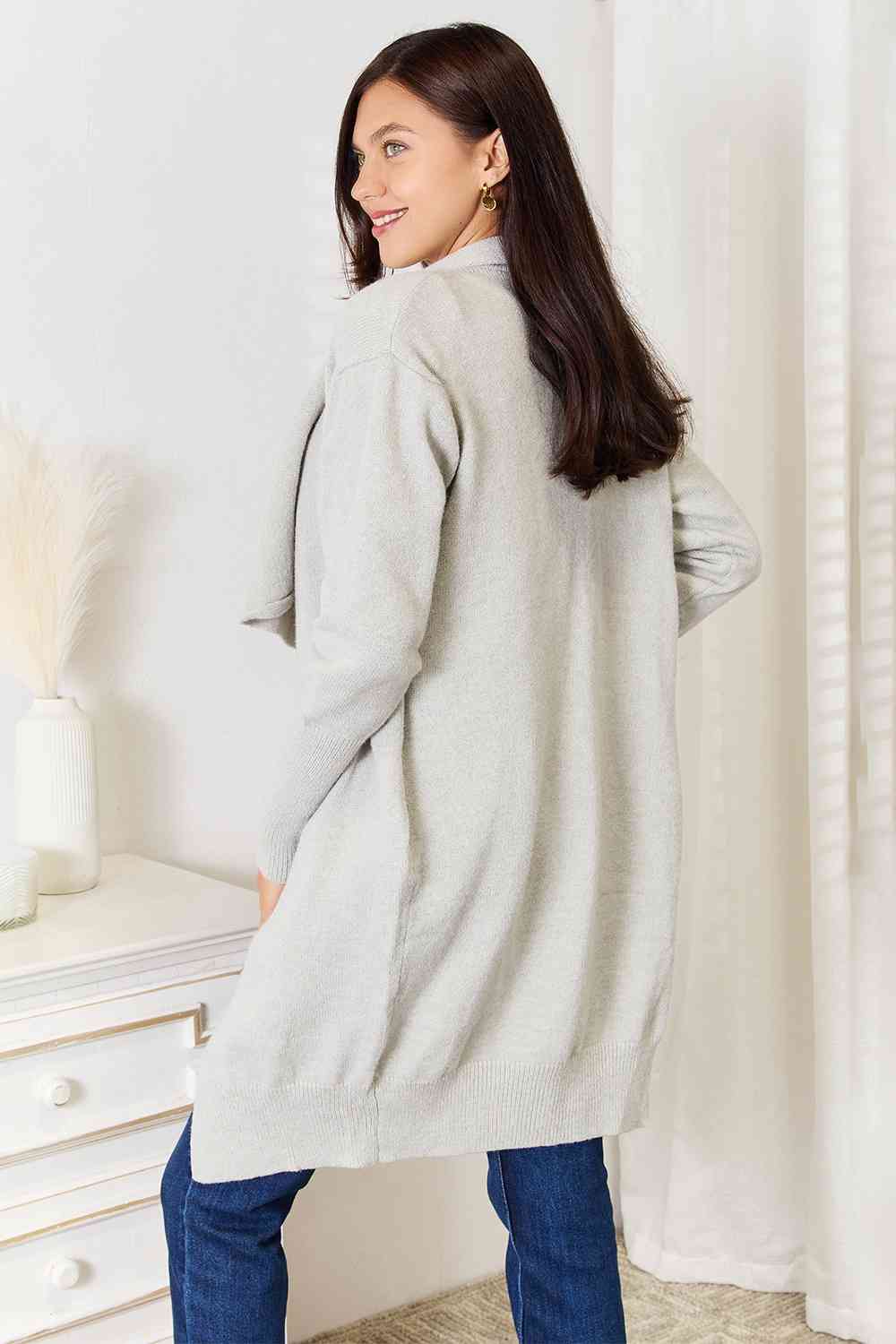 Duster Cardigan with Pockets - Image 2