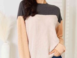 Double Take Dropped Shoulder T-Shirt