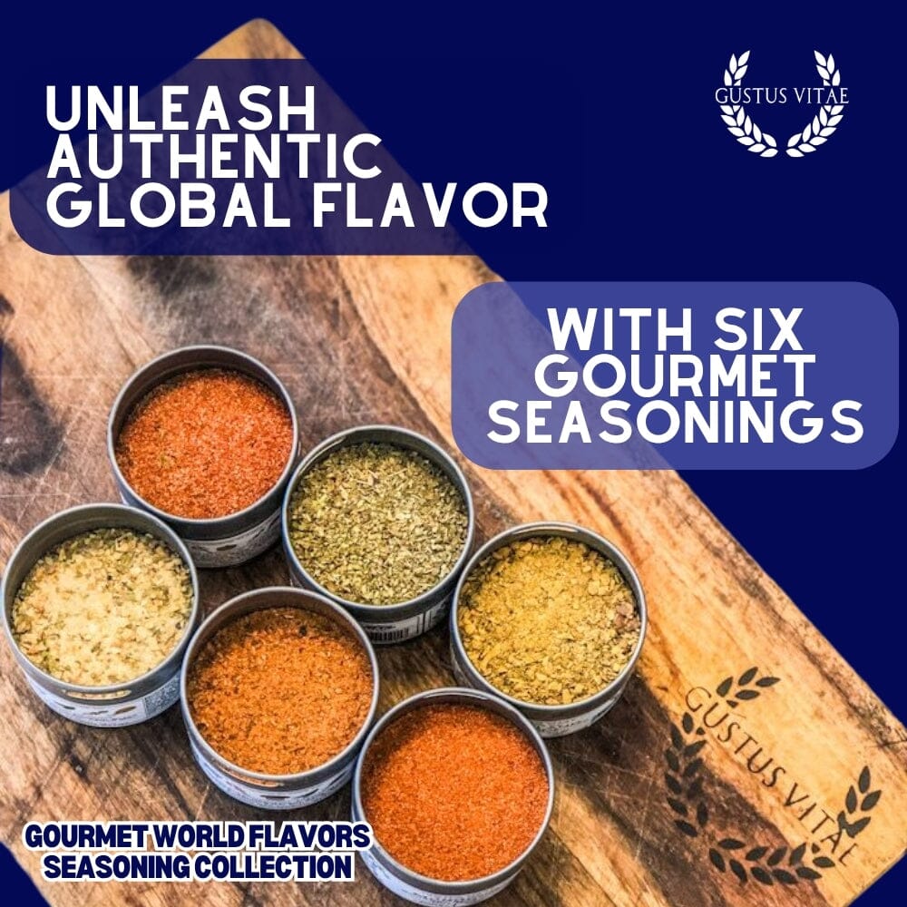 Cuisines of the World Gourmet Seasonings Collection - 6 Tins - Image 2