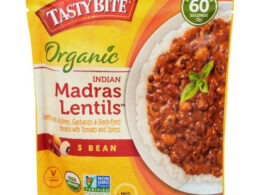 Tasty Bite Organic Indian Madras Lentils 10 oz (Pack of 6)