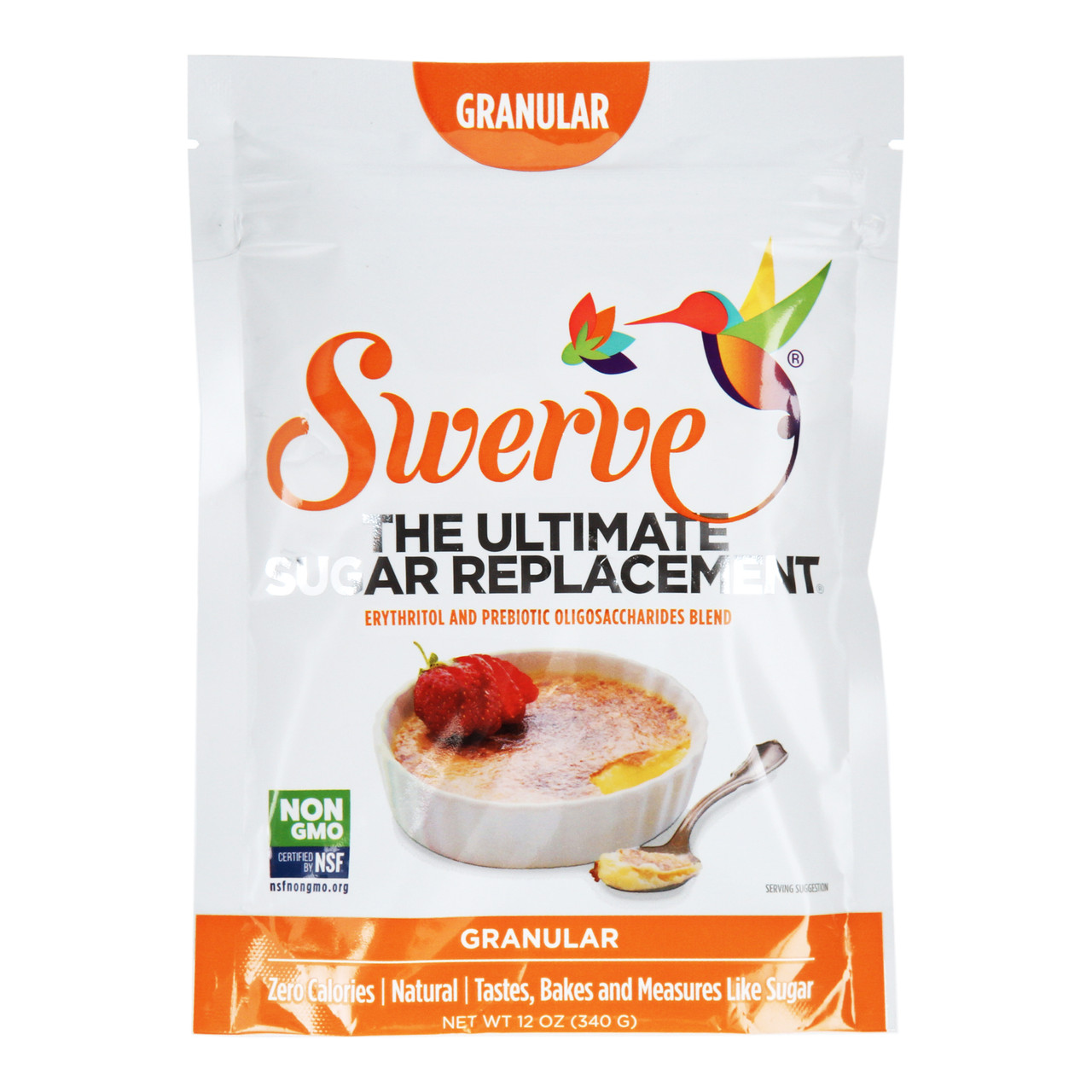 Swerve Natural Ultimate Sugar Replacement Granulated Erythritol 12 oz (Pack of 6)