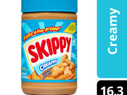 Skippy Creamy Peanut Butter 16.3 oz (Pack of 12)