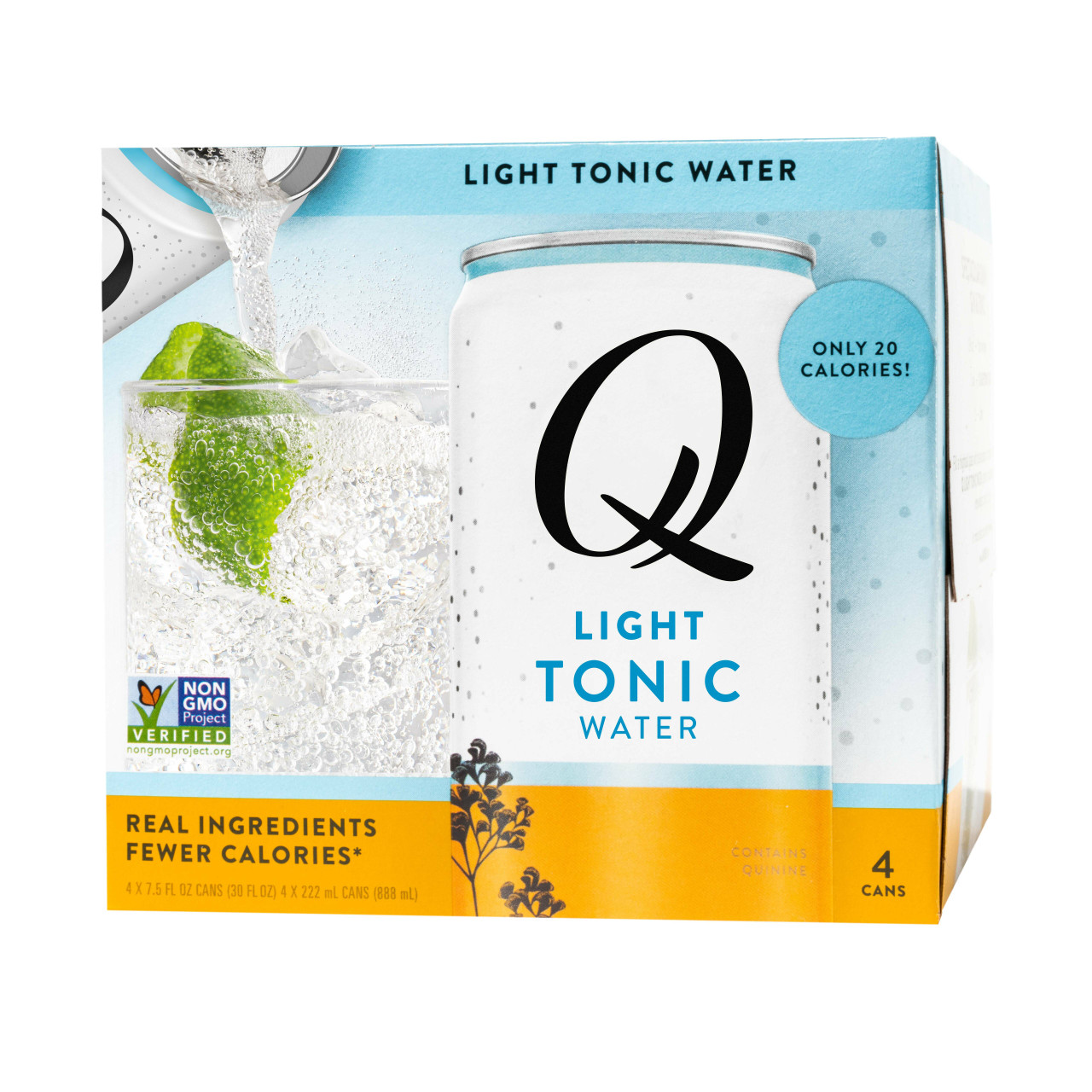QDR Q LIGHT TONIC ( 6 X 7.5 OZ )