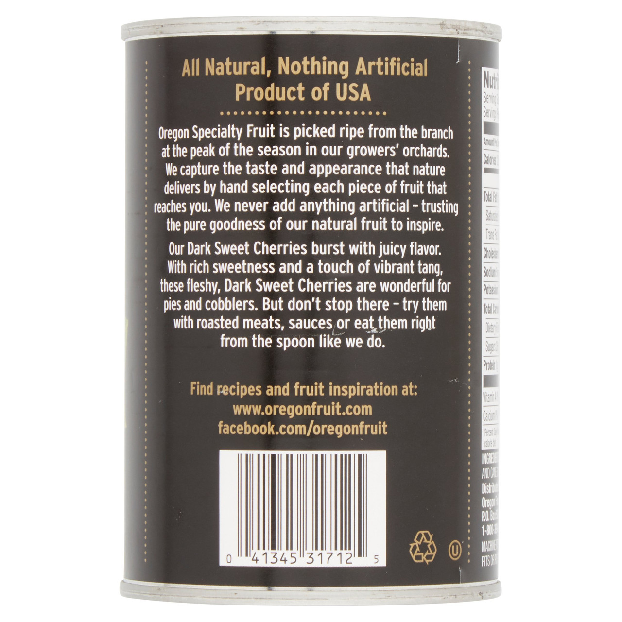 Oregon Fruit Products Bing Cherries (8x15OZ ) - Image 4