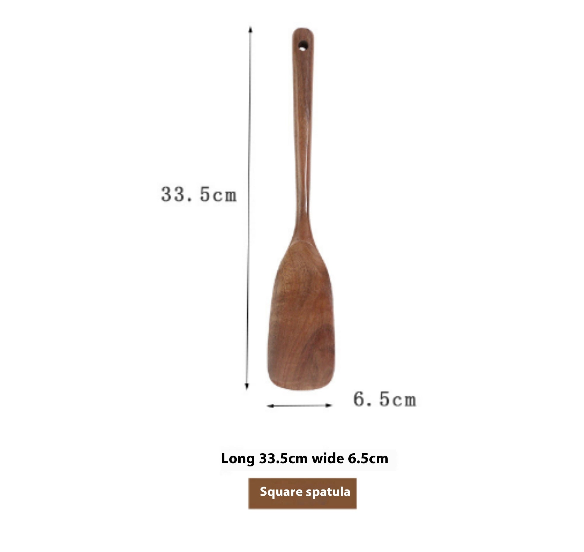 Teak Natural Thai Wood Tableware Spoon Ladle Turner Kitchen Tool Set - Image 24