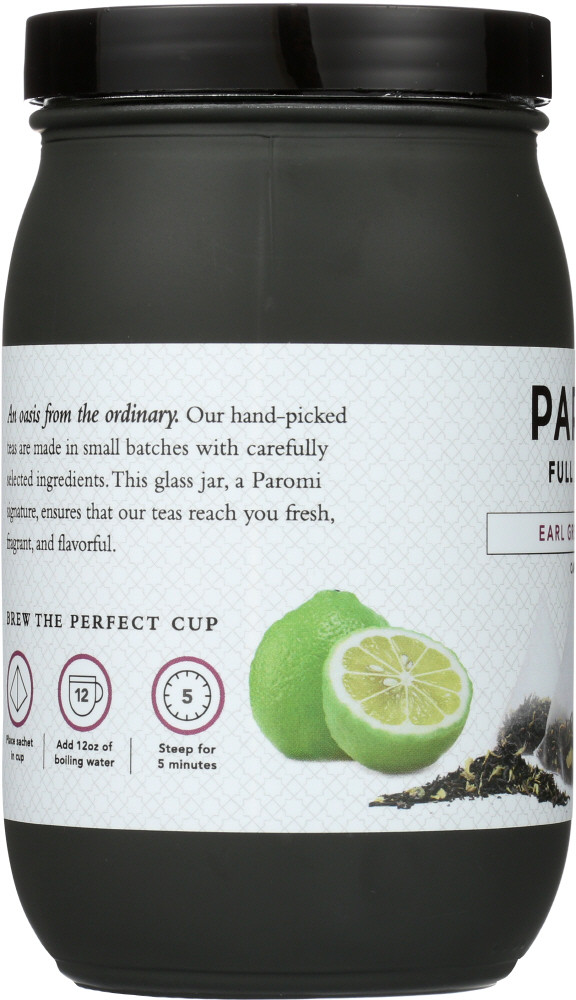 Paromi Full Leaf Tea Earl Grey Black Tea 15 Sachets (Pack of 6) - Image 2
