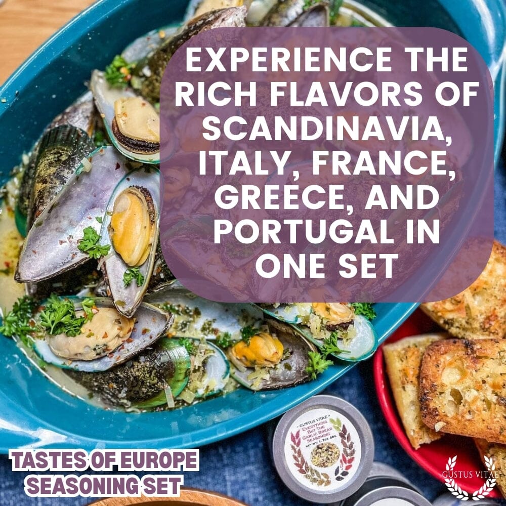 European Seasonings Gift Set - Tastes of Europe - Artisanal Spice Blends Six Pack - Image 3